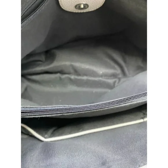 Jessica Moore Gray Faux Leather Shoulder Bag - Picture 10 of 11